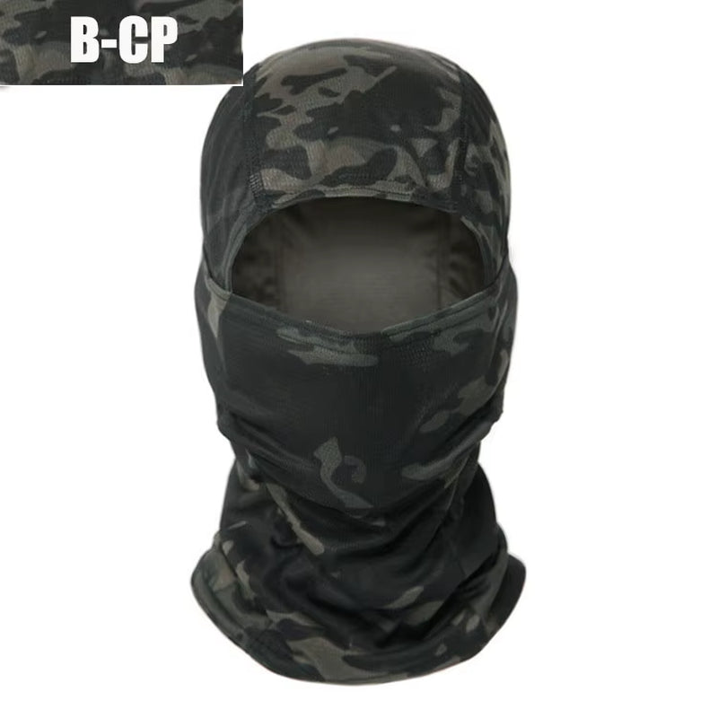 Multicam Tactical Balaclava Full Face Mask Shield Cover Cycling Hunting Hat Camouflage Balaclava Scarf