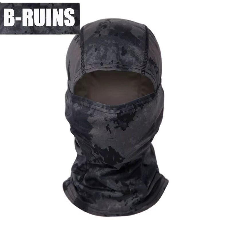 Multicam Tactical Balaclava Full Face Mask Shield Cover Cycling Hunting Hat Camouflage Balaclava Scarf