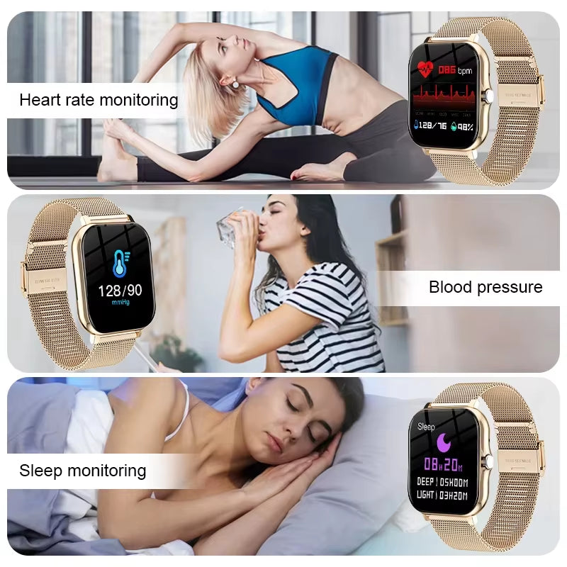 New 1.83-Inch Smartwatch Call Notifications Sleep Monitoring Activity Tracking Compatible with Android and Ios